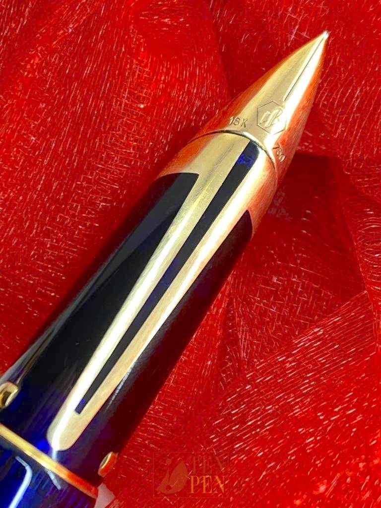 WATERMAN Edson Sapphire Blue ボールペン Waterman Edson Sapphire Blue Ballpoint Pen-Montgomery Pens
